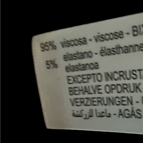 Zara Black Sequined Knit Polo Top - Picture 9 of 9